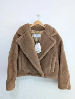 【新品・未使用】CHIEKO+ TEDDY ショートコート　キャメル36 chieko + TEDDY ショートコート サイズ36 分 新品未使用 - メルカリ