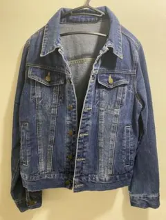 濃いデニムブルー デニムジャケット