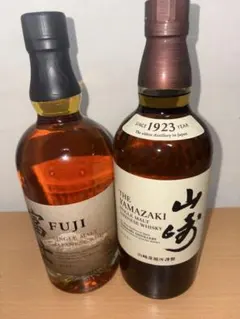 山崎NV＆ 富士 シングルモルトウイスキー 2本セットのサムネイル