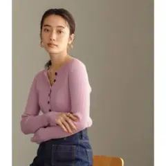 【アダムエロペ】 2WAY変形RIBプルオーバー フリーサイズ