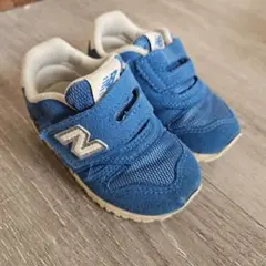 New Balance 373 青 スニーカー マジックテープ 13cm