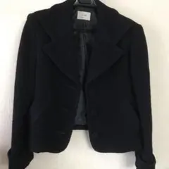 お値下げ⤵️ ジャケット ショートコート　レディース　厚手　美品　紺