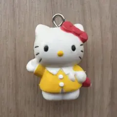 平成レトロ】キティちゃん パパ ストラップ ピンクリボン ジョージ