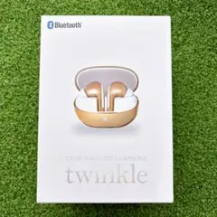 新品未開封✨ twinkle ワイヤレスイヤホン ゴールドのサムネイル