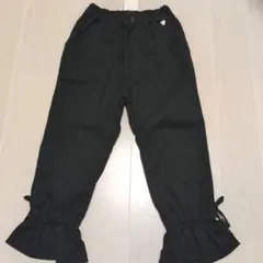 新品未使用　プティマイン　裾フリルタックパンツ　120