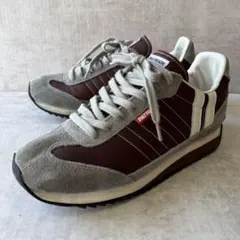 ⭐️美品⭐️PATRICK パトリック マラソン 23cm 相当 グレー×ブラウン