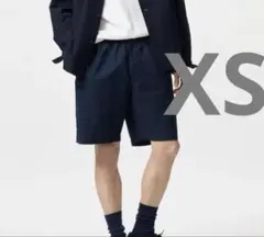 ユニクロXS新品リネンブレンドイージーショーツ短パン160パンツ