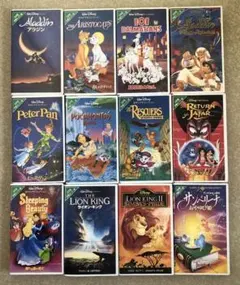 アニメビデオセット　ディズニーアニメ　ワーナーアニメ　VHSビデオ　おまとめ