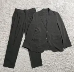 ☆COMME CA ISM☆メンズM☆ダークグレー ビジネススーツ☆セットアップ