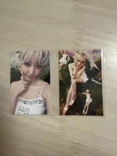 LESSERAFIM サクラ crazy トレカ ステッカー