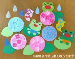 折り紙リース 6月 梅雨 かえる おたまじゃくし あじさい - メルカリ