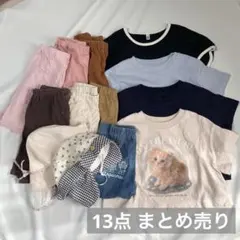 保育園着 まとめ売り 100cm 半袖 ハーフパンツ 帽子 アンパンマン GU