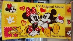 ディズニー ミッキー ミニー バスタオル 中判サイズ 大人気