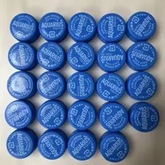 アクエリアス プラスチックキャップ 24個セット