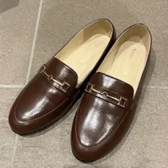 ビットローファー　ブラウン　24.0cm