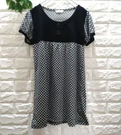 フェアリーグランジ y2k 森ガール 半袖チュニック 小花柄