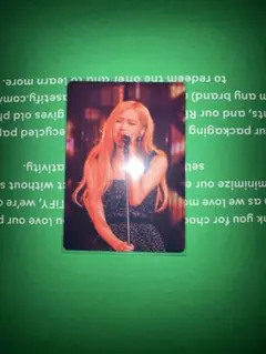 ROSÉ BLACKPINK MD 購入特典ランダム トレカ rosie - メルカリ