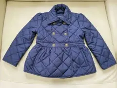 ラルフ・ローレン ネイビー キルティングコート　110