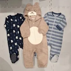 ロンパース 80cm&70cm　3点セット