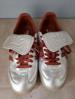 adidas samba サンバ LT 23.5cm シルバー/レッド