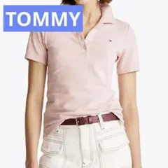 TOMMY トミー ポロシャツ ピンク ゴルフウェアにも ティシャツ