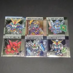 元祖SDガンダムスナックⅡ シール6枚まとめ売り
