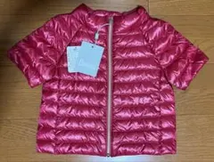 【未使用】HERNO ヘルノ キッズダウン 半袖 レッド系 8A