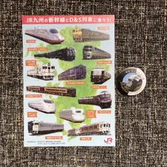 JR九州　特急 指宿のたまて箱　缶バッジ&シール