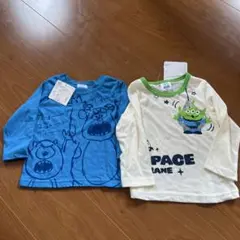 Disney/Pixar キャラクター Tシャツ 80サイズ 2枚セット