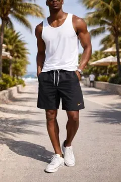 ⭐️NIKEナイキ⭐️スイムショーツ⭐️水着 ⭐️ワンポイント スウッシュ ロゴ ‼️