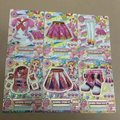 アイカツカード ピンクトルテコーデ ピンクパレードコーデ 大空あかり 星宮いちご