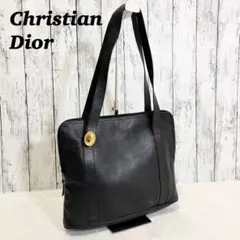 《美品》 Christian Dior トートバッグ CDロゴ A4収納 肩掛け