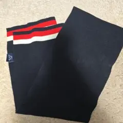 Tommy Hilfiger ストライプマフラー ネイビー