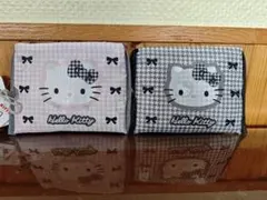 【新品未使用】➃ハローキティ　千鳥格子キティ　エコバック　2個セット
