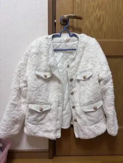 ボアジャケット ホワイト