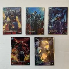 アーセナルベース　閃光のハサウェイ　プロモーションカード　5種