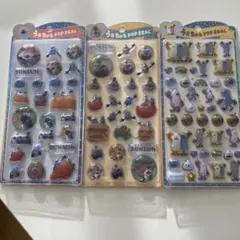 うるちゅるPOPSEAL パペットスンスンボンボンドロップシール　３点セット