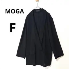 美品 MOGAモガ F ブラック サマー オーバーサイズ ジャケット　長袖 薄手のサムネイル