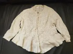 バースデイ Cottoli 編み模様カーディガン 80cm