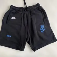 NIKE ショートパンツ ブラック 刺繍ロゴ