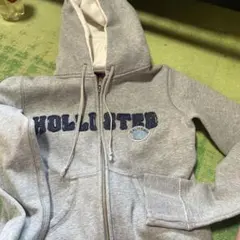 HOLLISTER グレー パーカー フード付き
