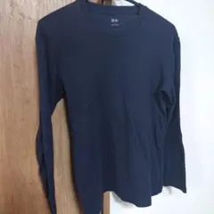 さ*ば様 UNIQLO ネイビー 長袖カットソー S