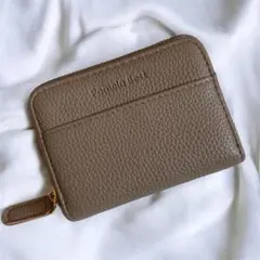 カードケース カード入れ ミニ財布 じゃばら グレージュ 小銭入れ 大容量