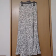 花柄プリーツロングスカート/レイカズン