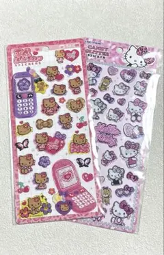 【正規品】ハローキティ　シール2点セット①
