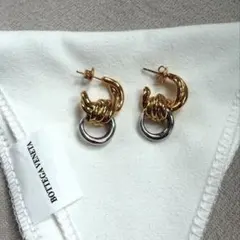 BOTTEGA VENETA ノット フープピアス コンビのサムネイル
