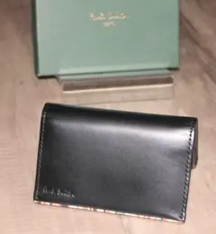 ポールスミスPaul Smithメンズ本革 大容量 男性名刺ケース高品質  軽量