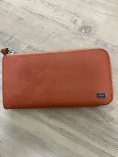 訳あり美品✨定価3.4万 ポーター ワンダー 二つ折り財布 迷彩 豚革