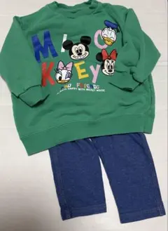 ユニクロ　ディズニートレーナー、レギンス 90cmセット