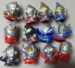 12点セット　ウルトラマン　指人形　ミニフィギュア　ソフビ